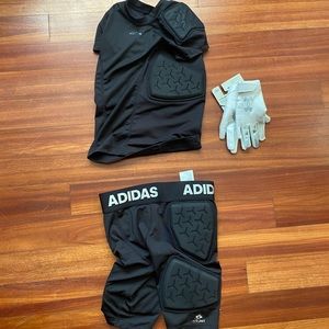 Youth football gear